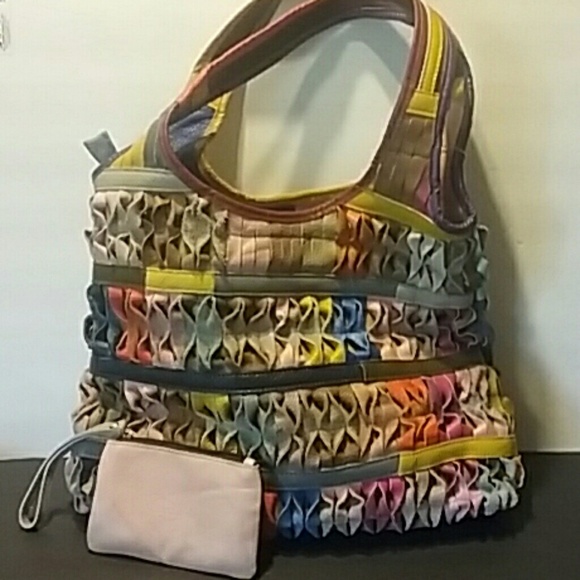 ameri leather Handbags - Amerileather multi-colored tote